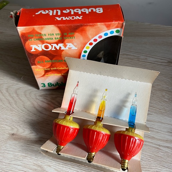 NOMA Vintage 3 Bubble Replacement Lites 🎄 - Picture 4 of 11